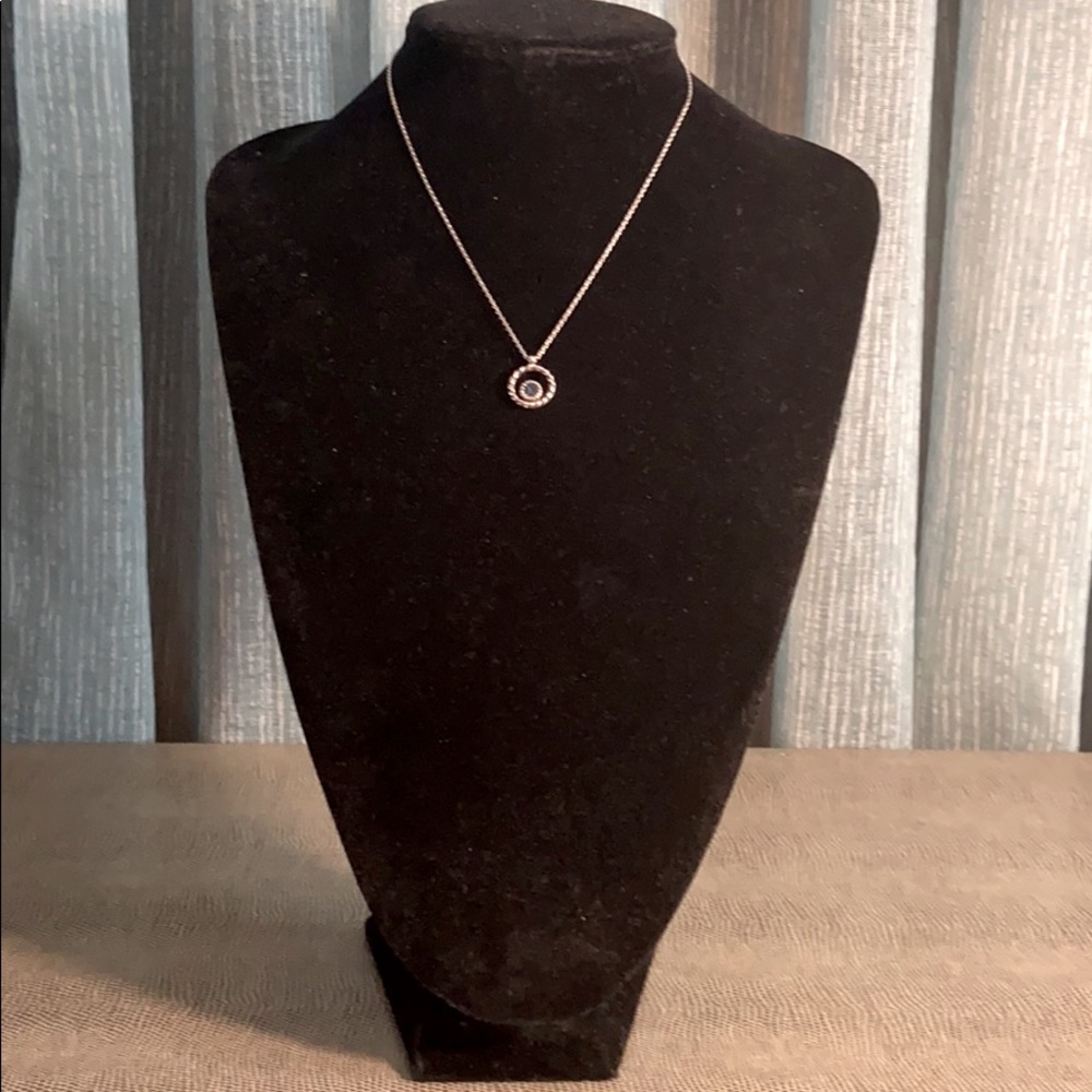 Brighton Purple/Clear Halo Necklace